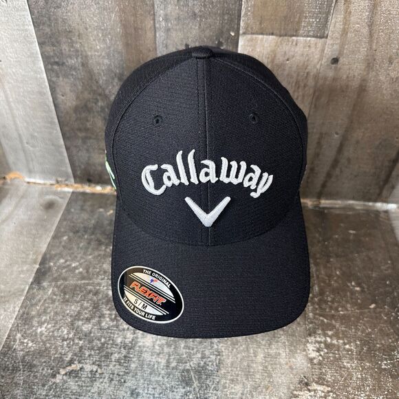 Callaway Hat Black Cap Epic Odyssey Apex Golf Flex Fit - S / M - NWT - Picture 1 of 7